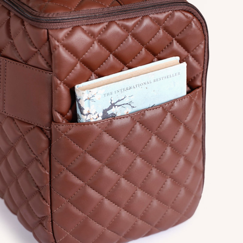 Brown Carry On Travel Bag