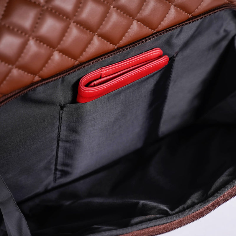 Brown Carry On Travel Bag