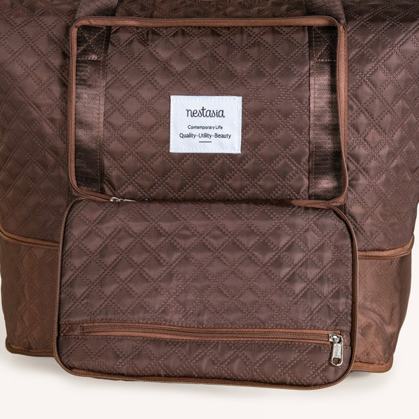 Montara Extendable Foldable Bag Dark Brown