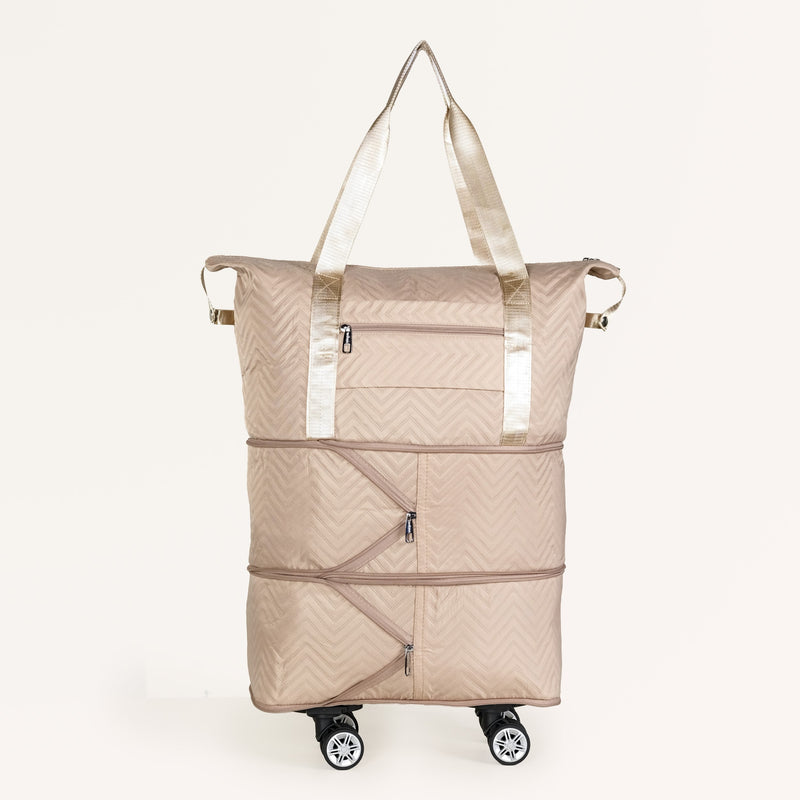 Double Expandable Movo Travel Duffle Bag With Wheels