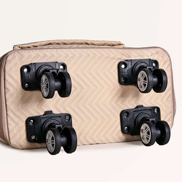 Double Expandable Movo Travel Bag With Detachable Wheels