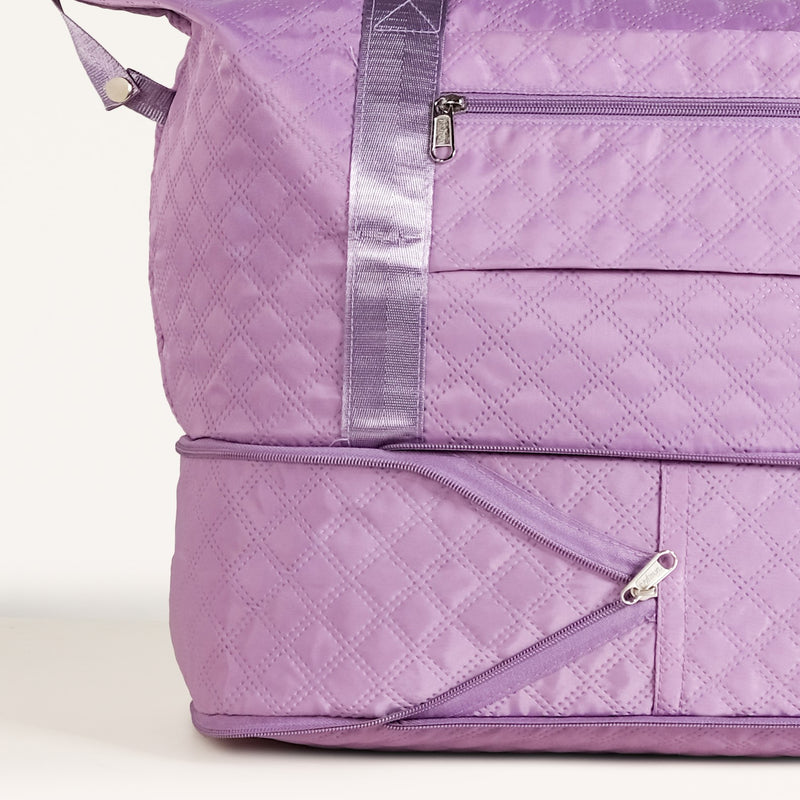 Violet Montara Foldable Waterproof Over Night Bag