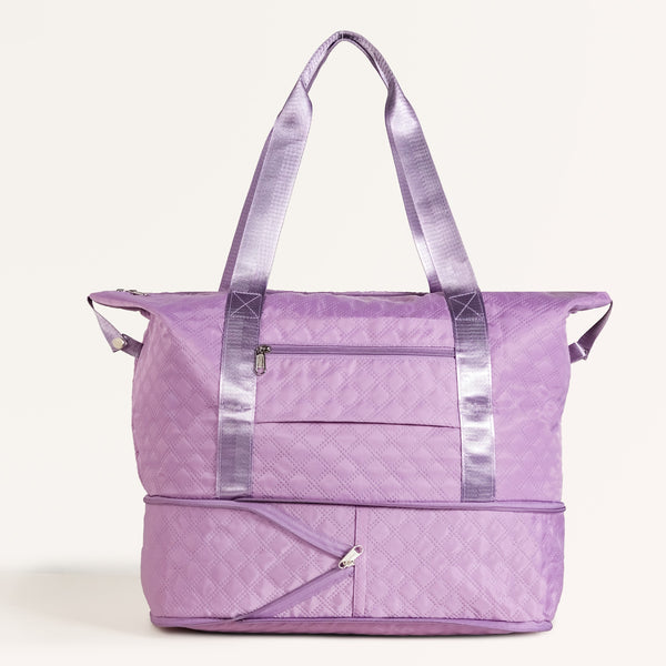 Montara Waterproof Over Night Bag Foldable Expandable Violet