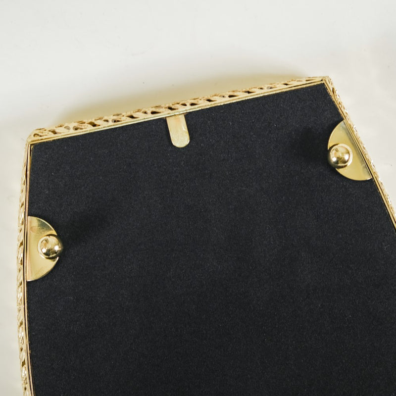 Luxury Mirror Tray Gold Set Of 3