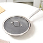 Non Stick Triply Induction Safe Honeycomb Frypan With Lid 2000ml