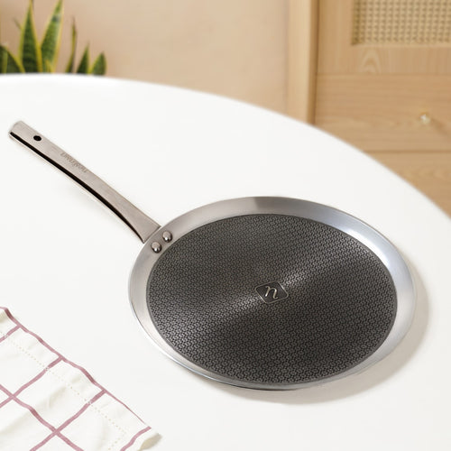 Non Stick Triply Induction Safe Honeycomb Dosa Tawa 32cm