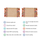 Jute Trivet Mat With Wooden Beads Set of 2