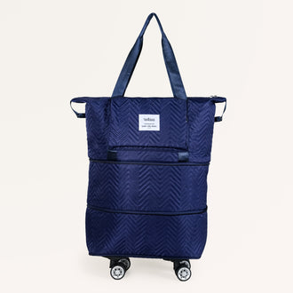 Movo Dual Expansion Travel Bag Dark Blue