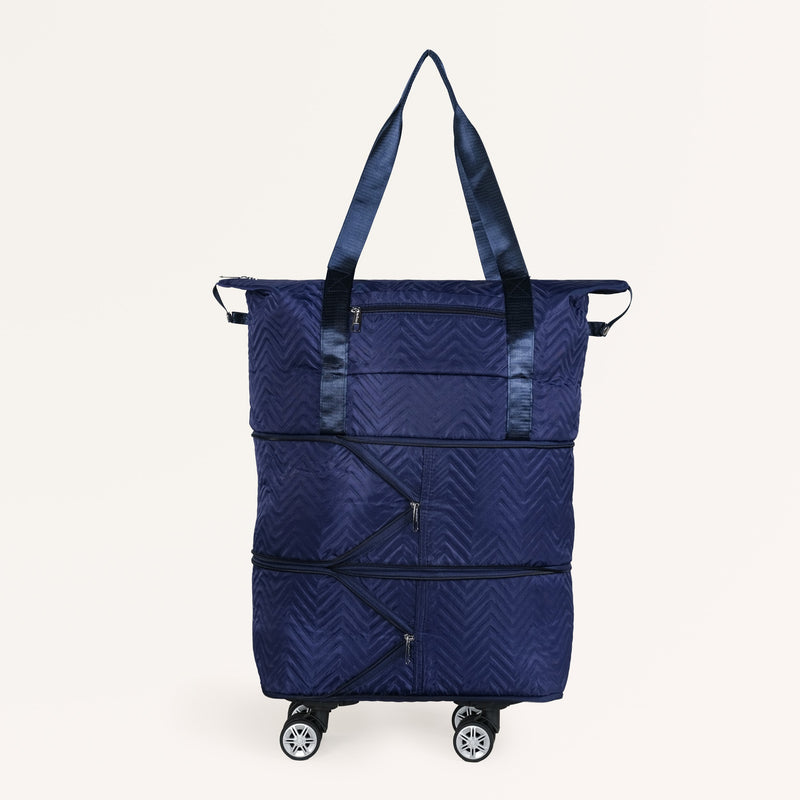 Movo Dual Expansion Travel Bag Dark Blue