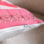 Tropical Blush Embroidered Cotton Cushion Cover 40x40cm
