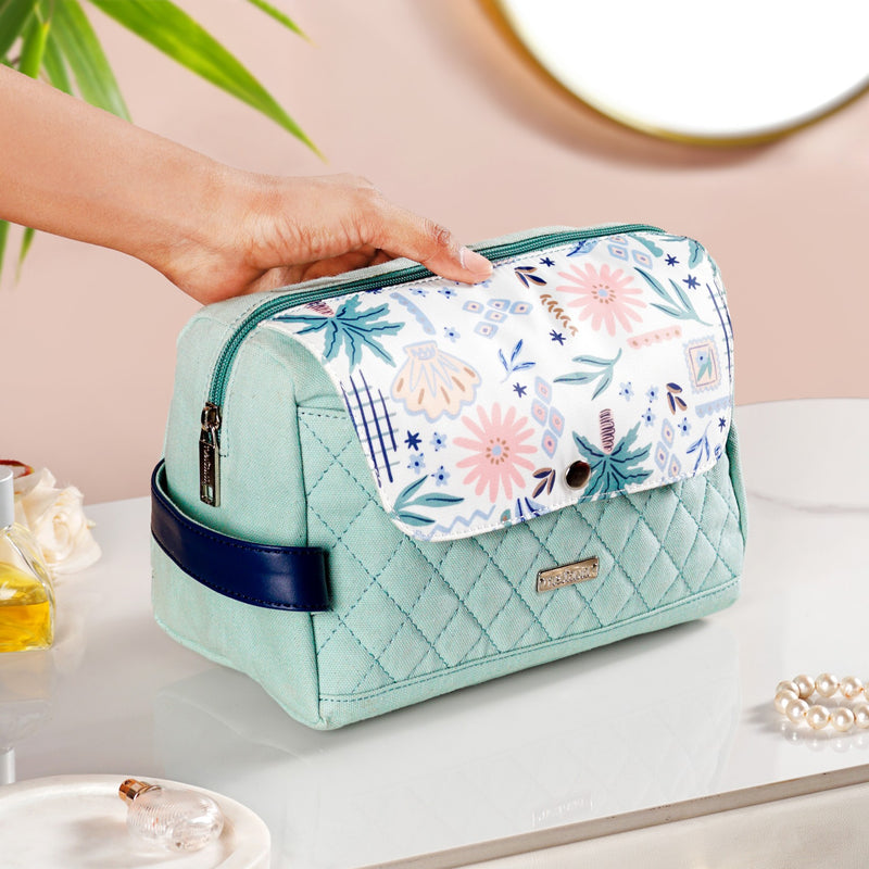Tropical Mint Cosmetic Pouch
