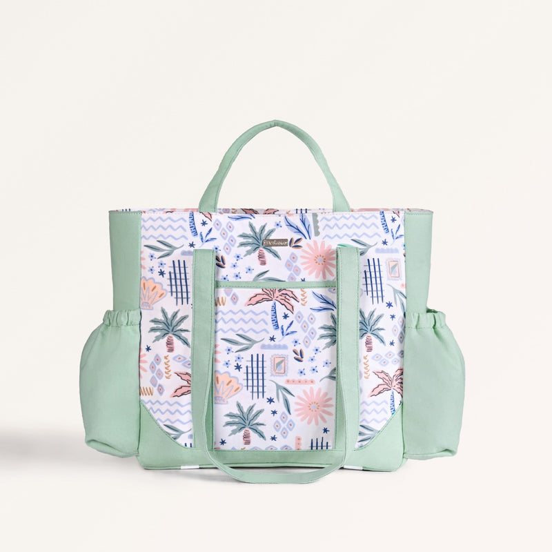 Tropical Mint Multipurpose Travel Tote