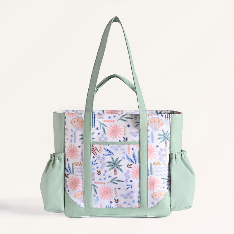 Tropical Mint Multipurpose Travel Tote