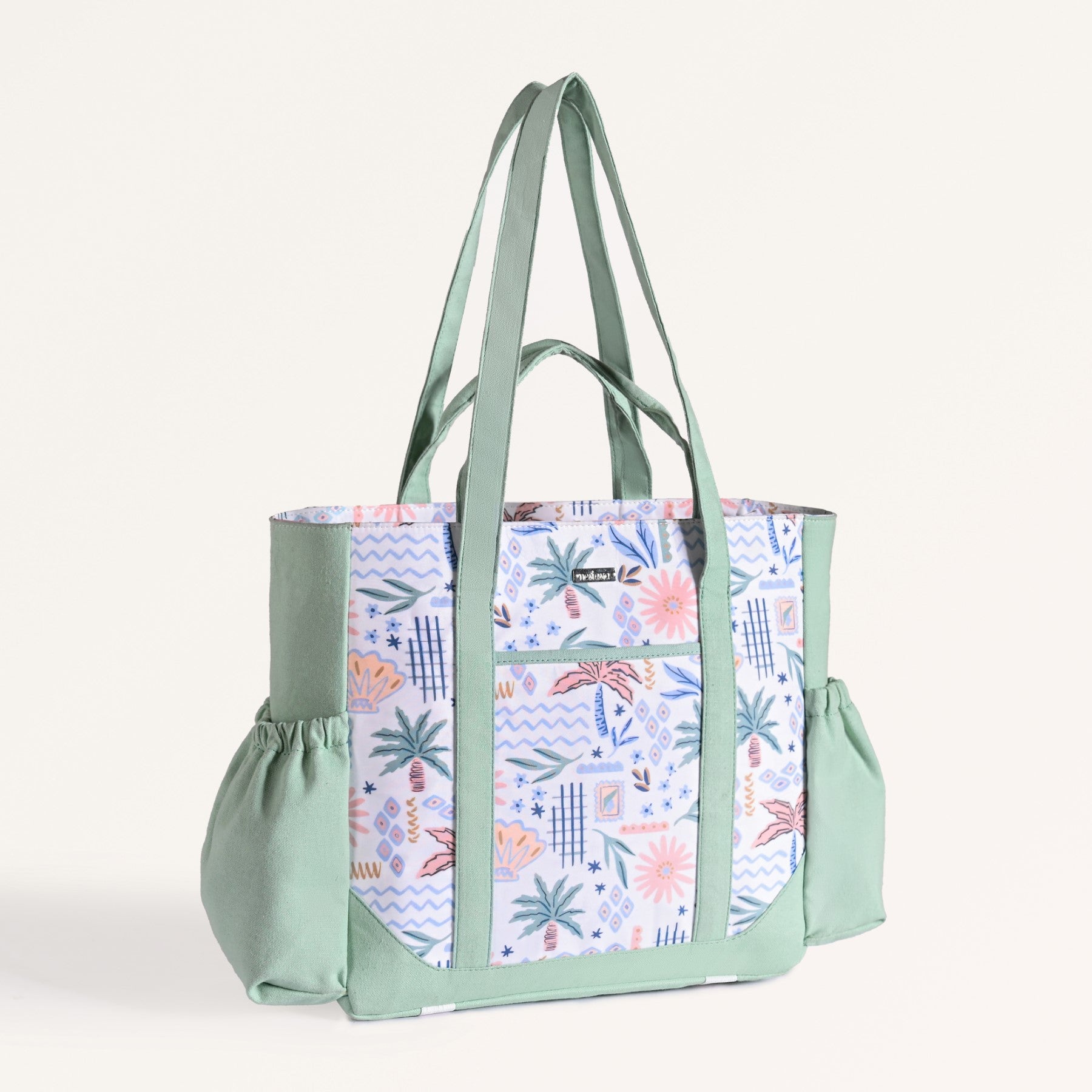 Tropical Mint Multipurpose Travel Tote