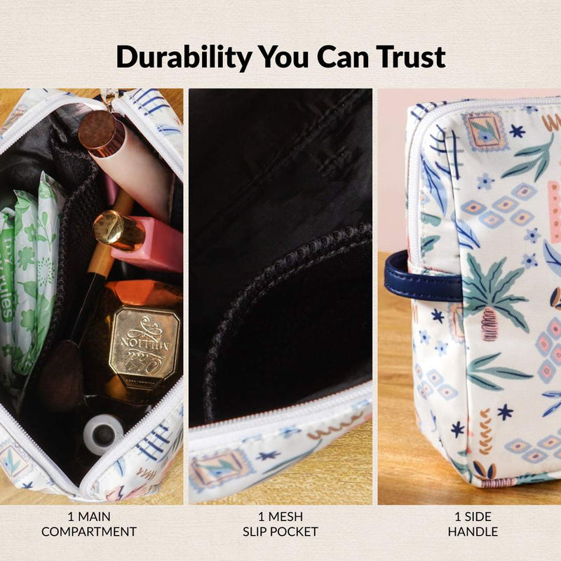 Tropical Travel Toiletry Kit Bag Set Of 2