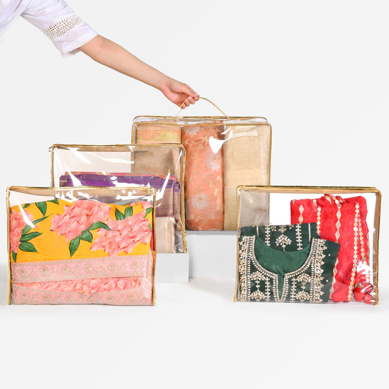 Gold Trousseau Storage Bags