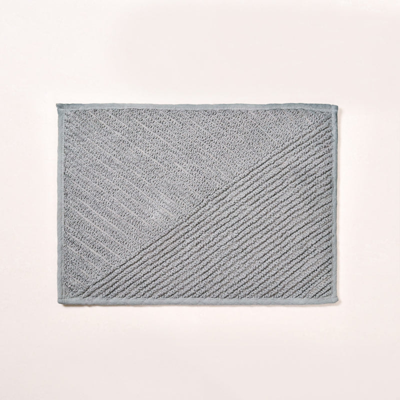 Tufted Anti Slip Cotton Reversible Muted Tones Floor Mat Duo 60x40cm