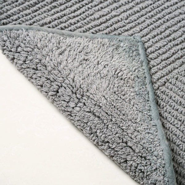 Tufted Anti Slip Cotton Reversible Muted Tones Floor Mat Duo 60x40cm