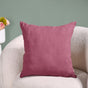 Tufted Blossoms Art Deco Purple Cushion Cover