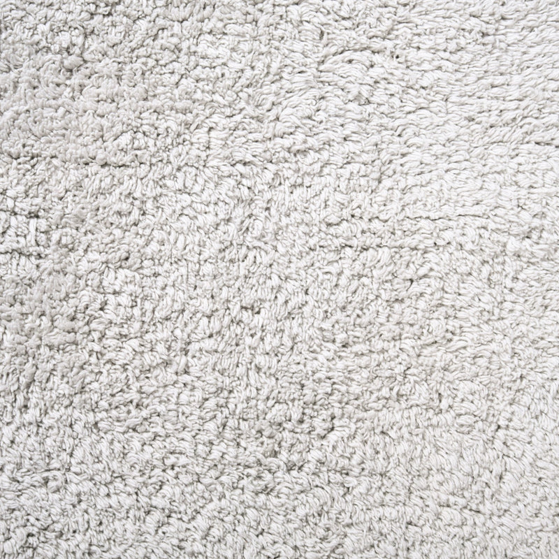  Tufted Cotton Anti Slip Reversible Floor Mat Light Grey 84x50cm