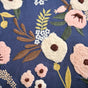 Tufted Floral Embroidered Cushion Cover 