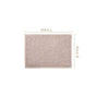 Tufted Anti Slip Cotton Reversible Muted Tones Floor Mat Duo 60x40cm