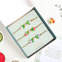 Tulip Rakhi Set Of 5 With Box And Card