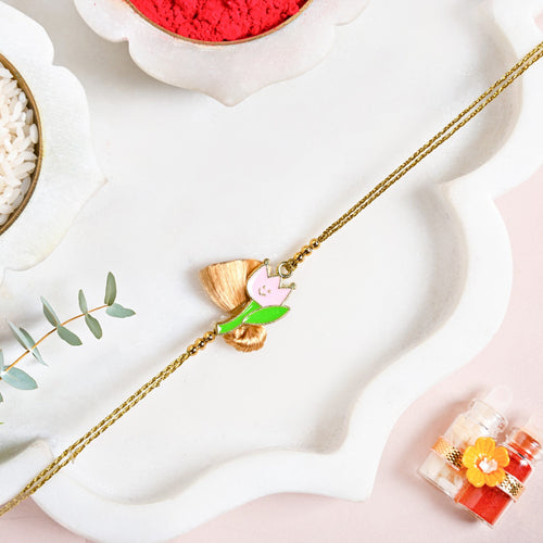 Tulip Tassel Rakhi Gift Set