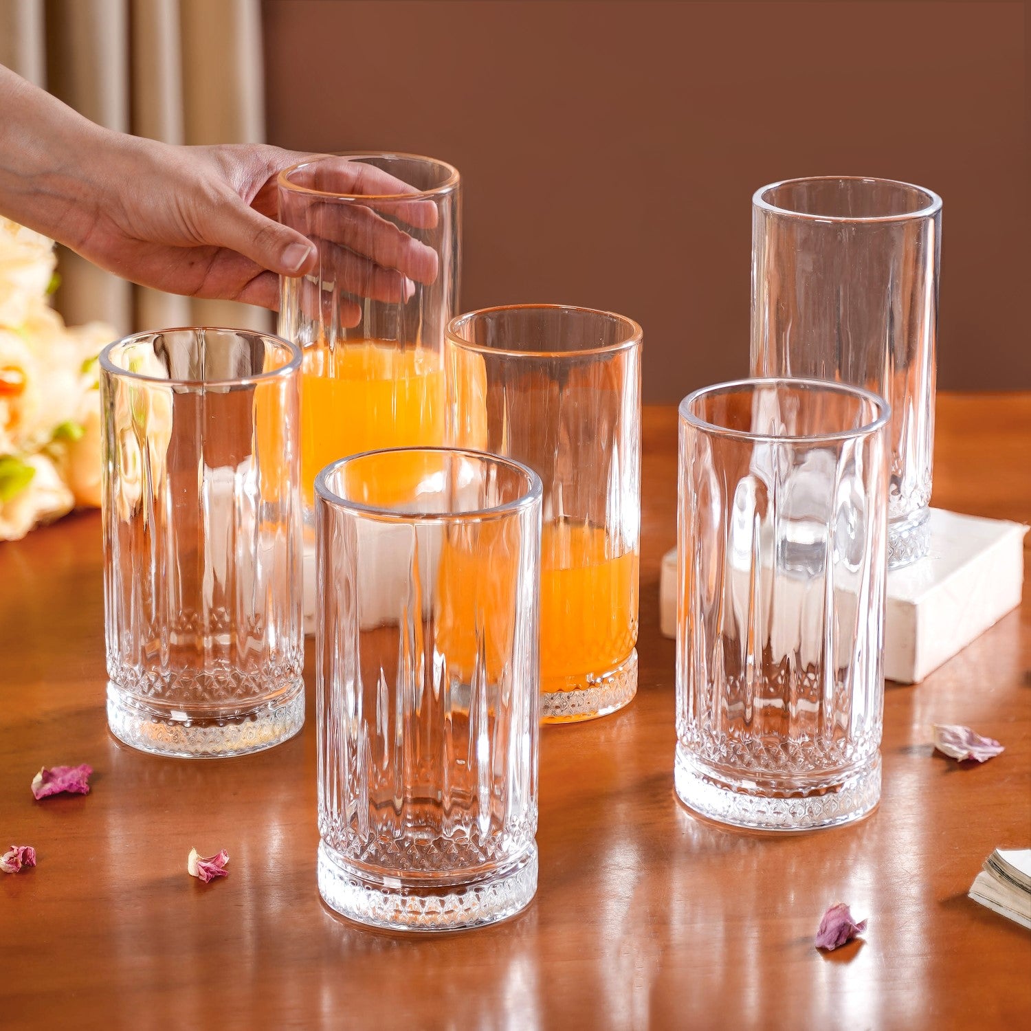 Crystal Clarity Luxurious Juice Glass Set Of 6 466ml Online