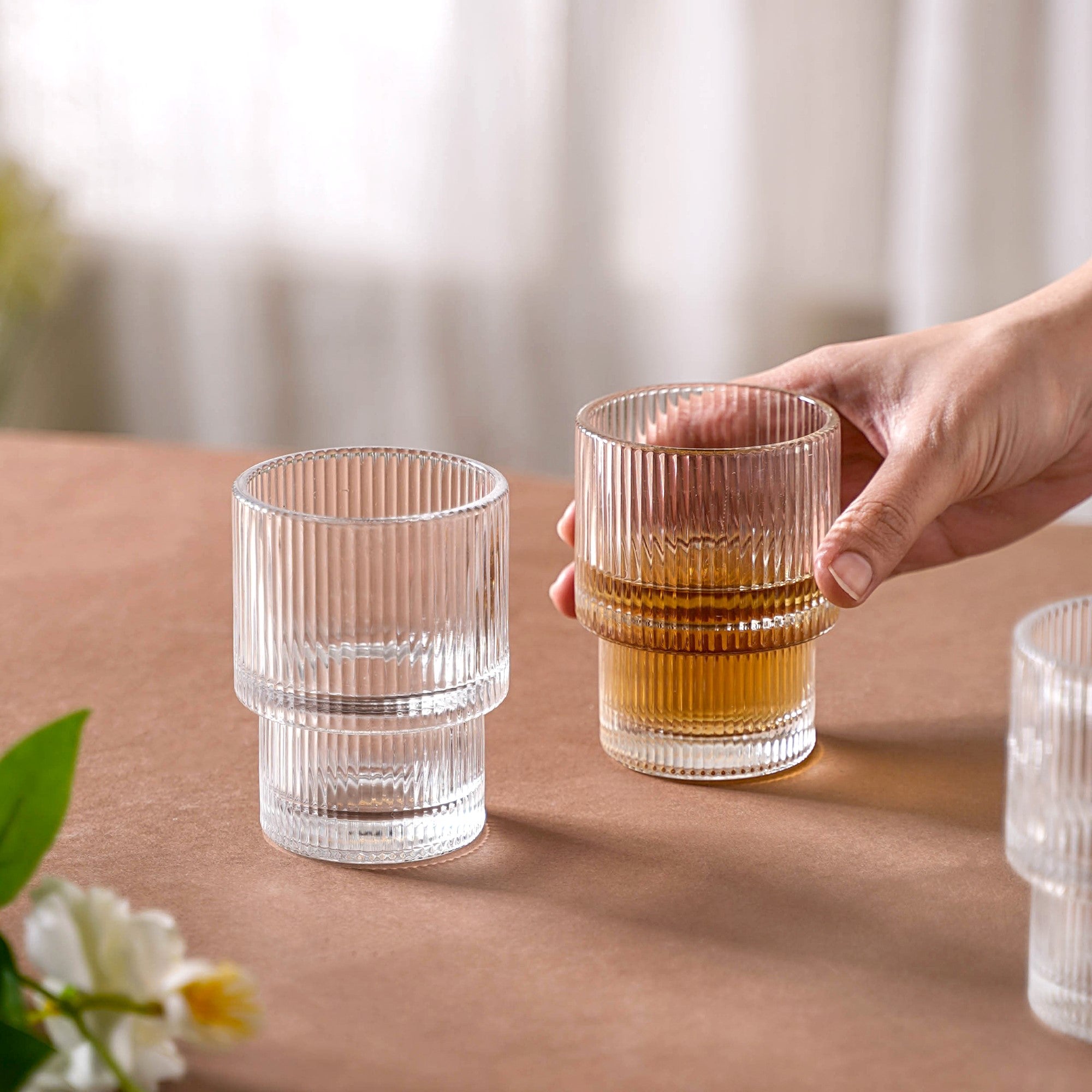 Juice Glasses - Buy Water Glasses Set Of 6 Online in India | Nestasia