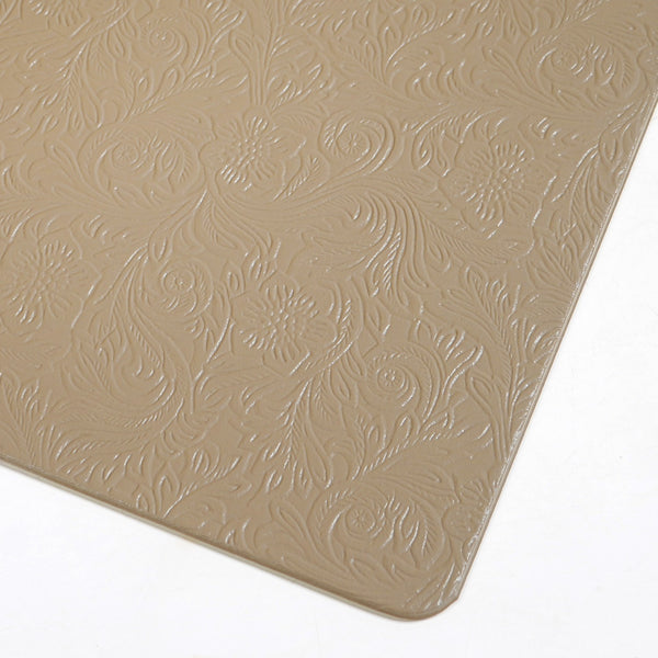Tuscany Brown Embossed Table Mat Set Of 6