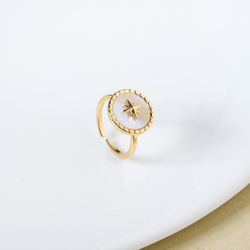 Twilight Dreams Gold Statement Ring
