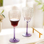 Twilight Embossed Wine Glass Set Of 2 360ml