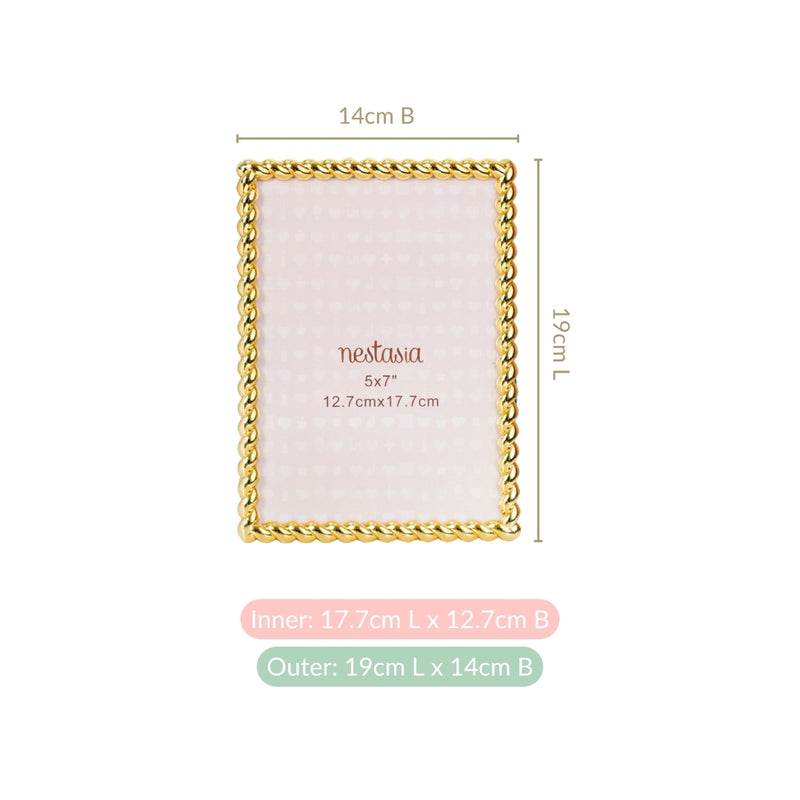 Twisted Rope Picture Frame Large 5x7