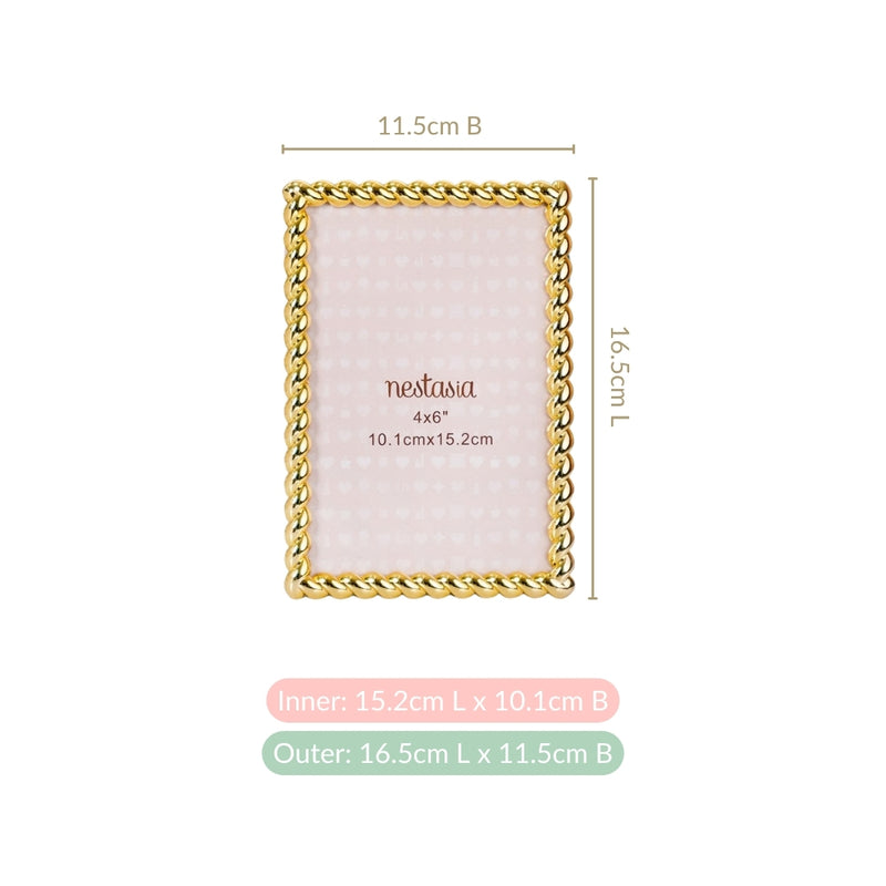 Twisted Rope Picture Frame Small 4x6