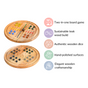 Artisanal Wood & Glass Two-in-one Game Set