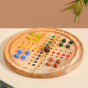 Artisanal Wood & Glass Two-in-one Game Set