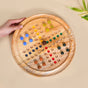 Artisanal Wood & Glass Two-in-one Game Set