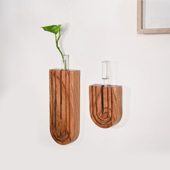 U Shaped Hydroponic Test Tube Wall Planter Set Of 2