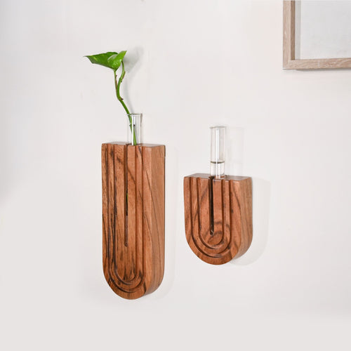 U Shaped Hydroponic Test Tube Wall Planter Set Of 2