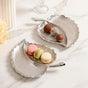 Silver Leaf Platter Set Of 2