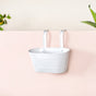 Urban Bloom Hanging Railing Planter Ivory Set Of 2