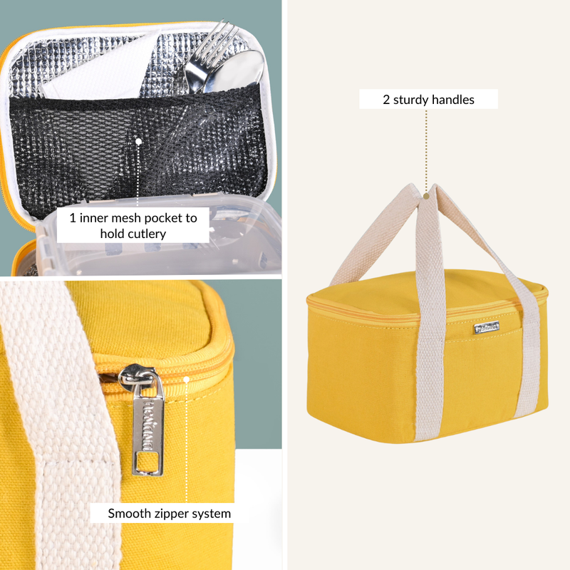 Urban Daily Insulated Yellow Lunch Bag For Work
