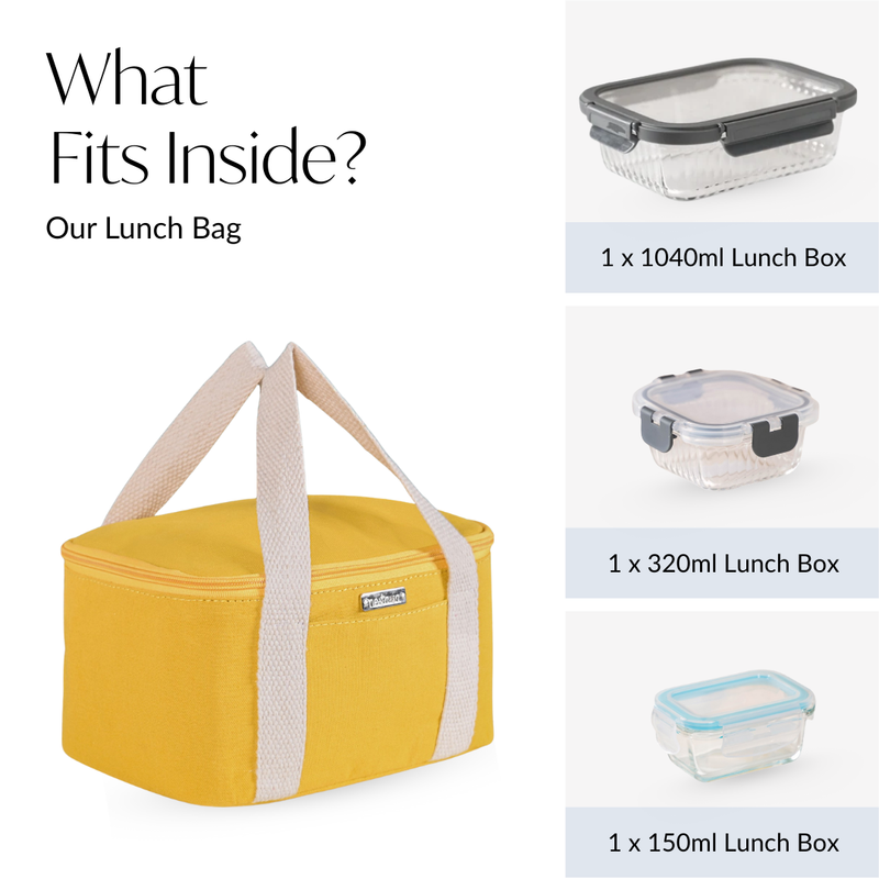 Urban Daily Insulated Yellow Lunch Bag For Work