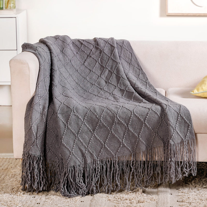 Urban Grey Couch Throw