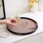 Urban Weave Multipurpose Round Tray Taupe