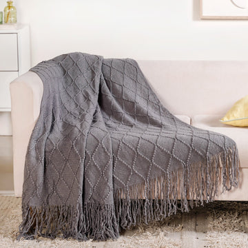 Urban Grey Couch Throw