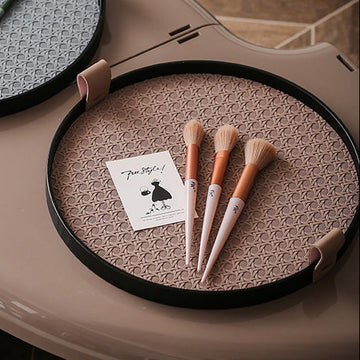Urban Weave Multipurpose Round Tray Taupe