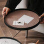 Urban Weave Multipurpose Round Tray Taupe