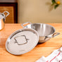 Triply Master Cook Set With Frying Pan Kadai Casserole And Saucepan